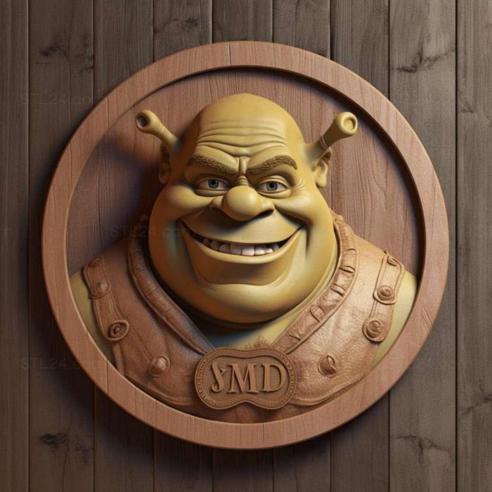 st shrek 3d model 1